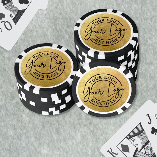 Lot De Jeton De Poker Create Your Own Logo Gold