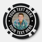 Lot De Jeton De Poker Create your Own Photo Keepsake (Verso)