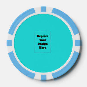 Lot De Jeton De Poker Créez votre propre cyan