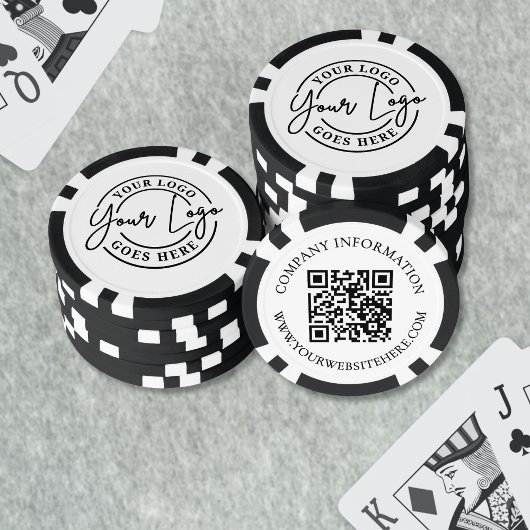Lot De Jeton De Poker Créez votre propre logo de code QR