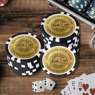 Lot De Jeton De Poker Créez Votre Propre Logo Or