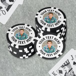 Lot De Jeton De Poker Créez votre propre photo<br><div class="desc">Jeton de poker photo personnalisé.</div>