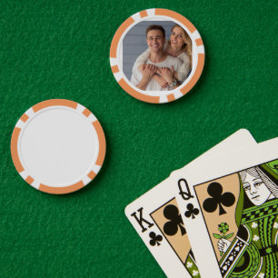 Lot De Jeton De Poker Créez Votre Propre Photo de Couple Image Personnal