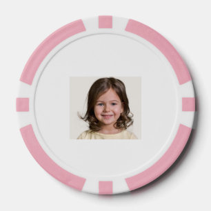 Lot De Jeton De Poker Créez votre propre photo d'enfant personnalisée