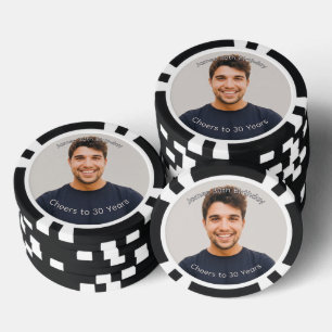 Lot De Jeton De Poker Créez votre propre texte personnalisé pour un anni