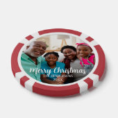 Lot De Jeton De Poker Custom Family Photo Double Sided Christmas (Simple)