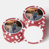 Lot De Jeton De Poker Custom Personalized Photo  (Empiler)