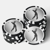 Lot De Jeton De Poker Customizable du Golfe (Empiler)