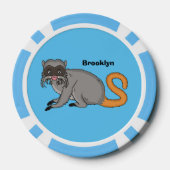 Lot De Jeton De Poker Cute Emperor Tamarin illustration (Verso)