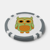 Lot De Jeton De Poker Cute Owl (Simple)