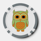 Lot De Jeton De Poker Cute Owl (Verso)