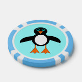 Lot De Jeton De Poker Cute Penguin (Simple)