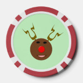 Lot De Jeton De Poker Cyber rennes de Noël (Verso)