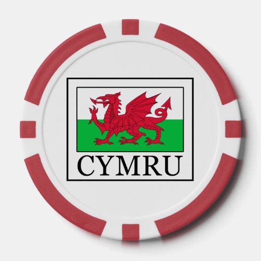 Lot De Jeton De Poker Cymru (Recto)