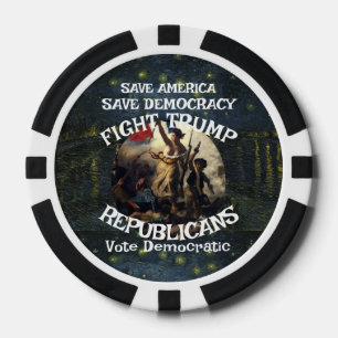 Lot De Jeton De Poker Czar Rue Menteur Trump POTUS Patriotique MAGA Trai