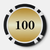 Lot De Jeton De Poker Dachshund Design personnalisé (Verso)