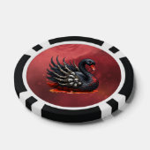 Lot De Jeton De Poker Dark Swan of Bones – Gothic Elegance (Simple)