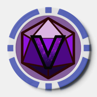 Lot De Jeton De Poker DEADLANDS - Chip de Poker d'équipe violet