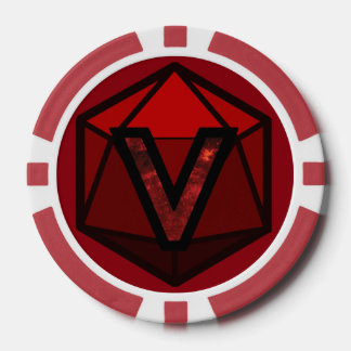 Lot De Jeton De Poker DEADLANDS - Red Team Poker Chip