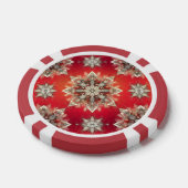 Lot De Jeton De Poker December Snowflakes  (Simple)