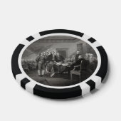 Lot De Jeton De Poker Déclaration d'indépendance (Simple)