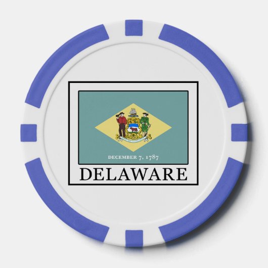 Lot De Jeton De Poker Delaware (Recto)