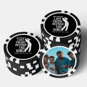 Lot De Jeton De Poker Dernier swing avant le golf de la bague Bachelor F
