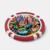 Lot De Jeton De Poker "Des mondes Imaginaires de rêve" (Simple)