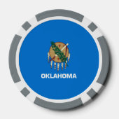 Lot De Jeton De Poker Design de l'Oklahoma State (Verso)