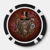 Lot De Jeton De Poker Design Steampunk merveilleux (Verso)
