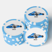 Lot De Jeton De Poker dessin animé de Kart racing (Empiler)