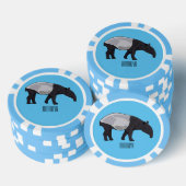 Lot De Jeton De Poker Dessin sur Tapir (Empiler)