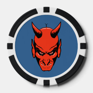 Lot De Jeton De Poker Devils Motif principal Poker Chip Gambling Gambler