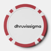 Lot De Jeton De Poker Dhruvissigma (Verso)