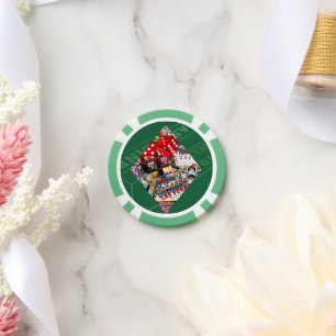 Lot De Jeton De Poker Diamond - Las Vegas Jouer Forme de carte