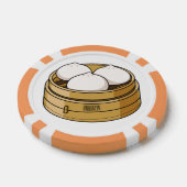 Lot De Jeton De Poker Dim sum dessin animé (Simple)