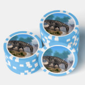 Lot De Jeton De Poker dinosaures d'Iguanodon (Empiler)
