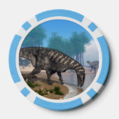 Lot De Jeton De Poker dinosaures d'Iguanodon (Verso)