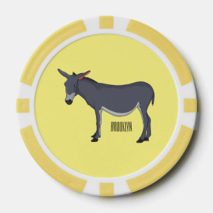 Lot De Jeton De Poker Donkey cartoon
