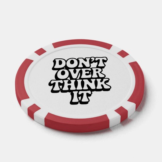 Lot De Jeton De Poker Don't Over Think It!  (Simple)