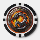 LOT DE JETON DE POKER DRAGON (Recto)