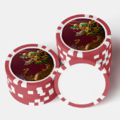 Lot De Jeton De Poker dragon chinois (Empiler)