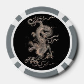 Lot De Jeton De Poker Dragon chinois (Verso)