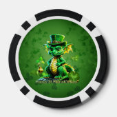 Lot De Jeton De Poker Dragon de la Saint-Patrick (Verso)