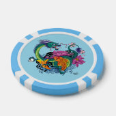 Lot De Jeton De Poker Dragon d'eau chinois Poisson Koi (Simple)