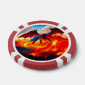 Lot De Jeton De Poker Dragon fire (Simple)