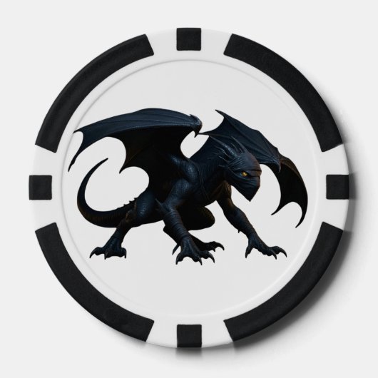 Lot De Jeton De Poker Dragon Ninja (Recto)