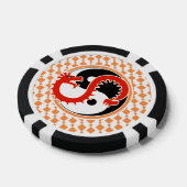 Lot De Jeton De Poker dragon yin yang (Simple)
