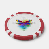 Lot De Jeton De Poker Dragonfly en arc-en-ciel (Simple)