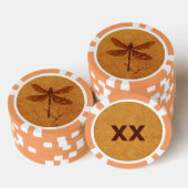 Lot De Jeton De Poker Dragonfly fossile (Empiler)